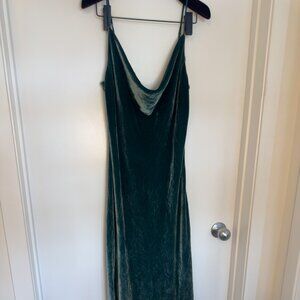 Wilfred Spaghetti Strap Dress – Teal (Size M)